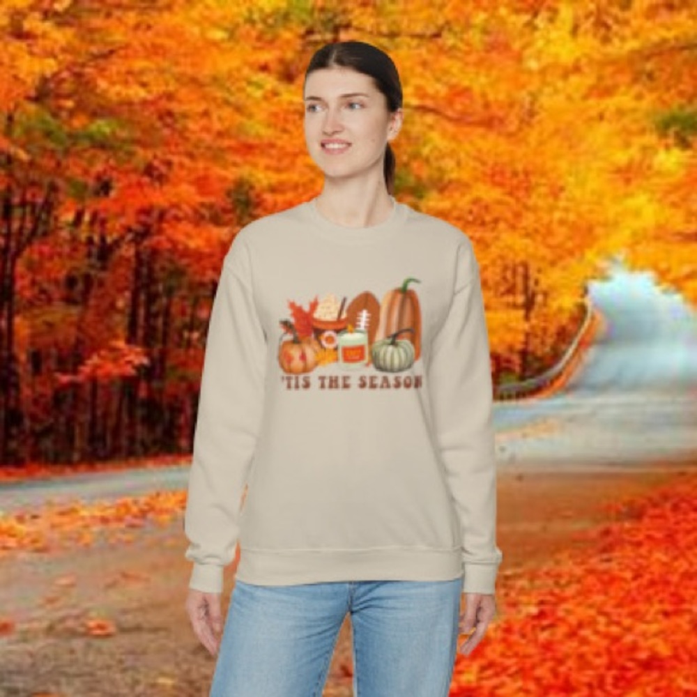 Tis The Season Fall Crewneck Sweatshirt